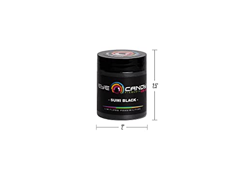 Eye Candy Premium Mica Powder Pigment “Sumi Black” (25G) Multipurpose Diy Arts And Crafts Additive | Woodworking, Epoxy, Resin, Natural Bath Bombs, Paint, Soap, Nail Polish, Lip Balm (Sumi Black, 25G) #TOP6