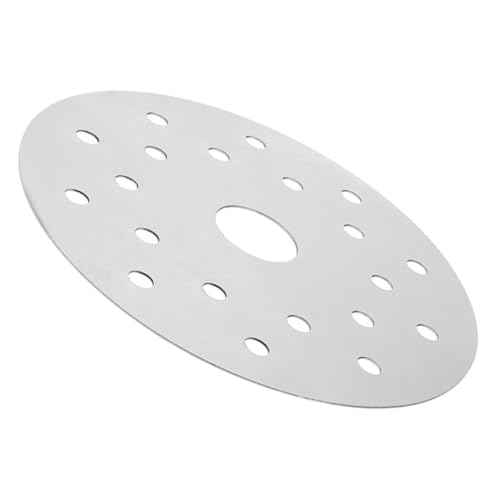 Healifty Piastra Diffusore Calore in Acciaio Adattatore Induzione Resistente Piastra Conduzione Calore per Piano Cottura Elettrico
