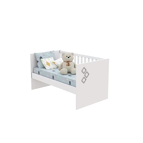 Berço Minicama Sonetto 3 em 1 Branco - Tcil 3 Berço Minicama Sonetto 3 em 1 Branco - Tcil - Imagem 3