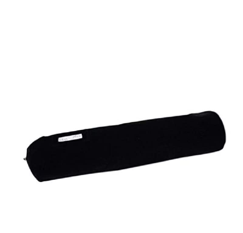 SCIKHEFT-Bracelet-Bangle-Watch-Roll-Travel-Pouch-Jewelry-Organizer-Black-Gray-Velvet-Portable-Zipper-Pouch-with-Removable-Roll-Insert-for-Standard-Size-125-W-x-28-Diameter-All-black
