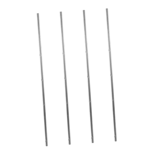 BESTonZON 4pcs Sturdy Foosball Rods Table Soccer Machine Accessories Easy No Tool Assembly Compatible with Various Foosball Tables for Family Fun and Game Night