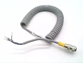 RK 4.5T-3.3/S90-SP, Cordset, Str M12 F 5pos to Cut End, 5x22AWG 3.3M Coil, TPU Gray, U0907-18