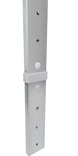 SCHULTE Lagertechnik Anbauregal, Steckregal MULTIplus150, 2000x1000x300 mm, 4 Fachböden, Kreuzstrebe, verzinkt