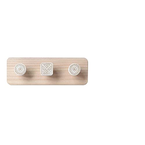 Perchero de pared de madera para colgar ropa sin dañar tus prendas ni ocupar espacio en el suelo