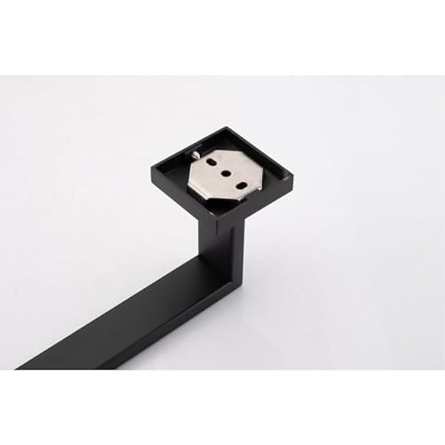 Modern 4-Piece Bathroom Hardware Set in Matte Black for Easy Organization and Stylish Design