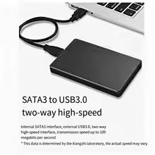 Portable External Hard Drive 1TB Storage Expansion HDD USB 3.0 USB (BLACK1TB)