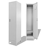 Dieser Schließfachschrank ist nicht nur ideal für Sport-Umkleiden oder Firmen-Umkleiden - in Ihrem Zuhause aufgestellt sorgt er für einen coolen, industriellen Look.