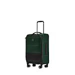 ANTLER - Soft Stripe Carry On Luggage 22x14x9 Airline Approved - Cabin Suitcase with Expander, Adjustable Handle, 4 Spinner Wheels, Lightweight, TSA Lock - Recycled Polyester Luggage - Antler Green