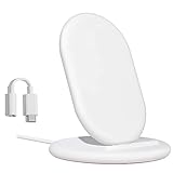 Google Pixel Fast Wireless Charger - Pixel Stand for Pixel 5, Pixel 4, Pixel 4XL, Pixel 3 and Pixel 3XL w/Google USB Type C to 3.5mm Headphone Adapter