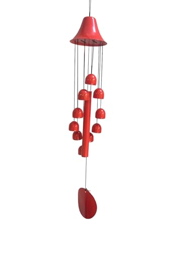 Image of PARADIGM PICTURES 10 Bells Wind Chime for Home Decor Good Luck Lover Gift Positivity