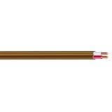 Southwire 64162122 2 Conductor 18/2 Thermostat Wire, 18-Gauge Solid Copper Class 2 Power-Circuit Cable, Brown