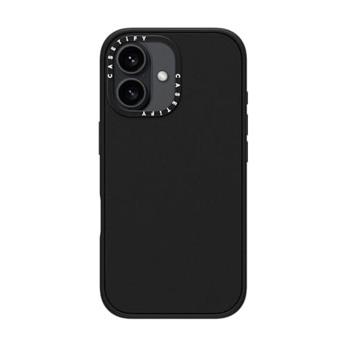 Image of CASETiFY for iPhone 16 Case - Impact Compatible with MagSafe Matte Black