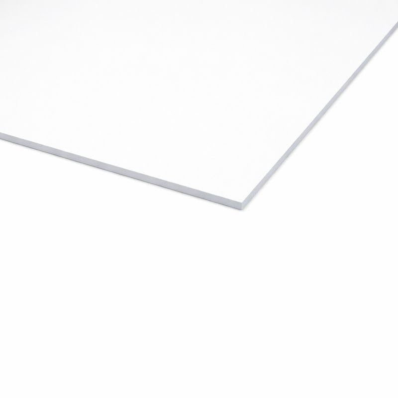 Plaque PVC expansé blanc Blanc, ep.6 mm, l.100 cm, L.200 cm