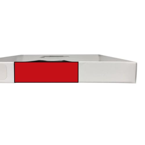 Prostripe 1" x 50' Solid Automotive Pinstripe Tape for Cars, Trucks, and SUVS RF60201 (Silver/White Reflective)