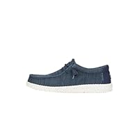 HEYDUDE Wally Stretch Sox - Zapatos Estilo Mocasín para Hombre, Navy, 40