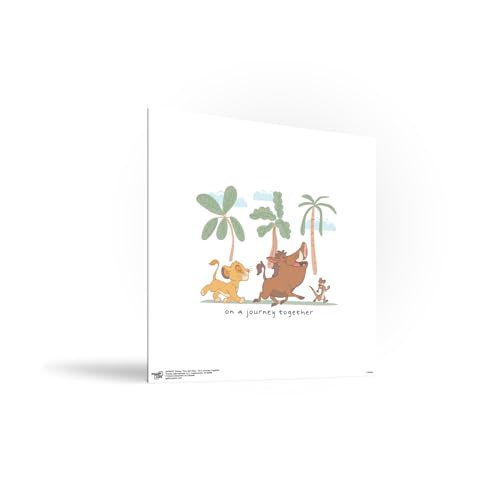 Trends International Gallery Pops Disney The Lion King - Starry Meadows Wall Art Bundle (3-Pack) Gallery Pops Wall Art, White Framed Version by Trends International - Used condition - Image 3