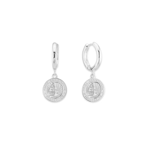 Get Back Necklaces | Round St. Christopher Surf Earrings