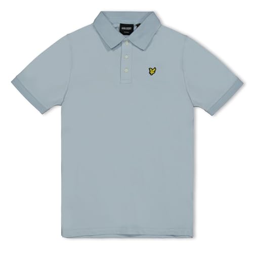 Lyle & Scott Kids Short Sleeve Polo Shirt Opal Blue 8-9 Years