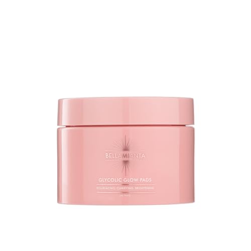 Bellamianta Glycolic Glow Pads disques exfoliants éclat visage 100 pièces