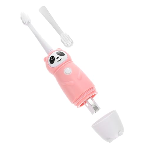 VERDANVERSE Cepillo de Dientes Automático Infantil con Cerdas Suaves Diseño Divertido para Años con Mango y Cabezales Seguro para Encías y Esmalte Dental
