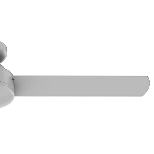 Hunter - Presto Indoor Low Profile Ceiling Fan, Wall Control, 52-inch, Dove Grey, Casual-style, Bedroom Ceiling Fans, 52406, for living rooms, home offices, kitchens thumbnail 13