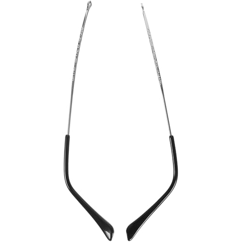 SHOWERORO Patas de Repuesto para Gafas Aplicables de Metal Plateado Brazos Resistentes para Reparación y Reemplazo de Patillas Compatibles con la Mayoría de Monturas