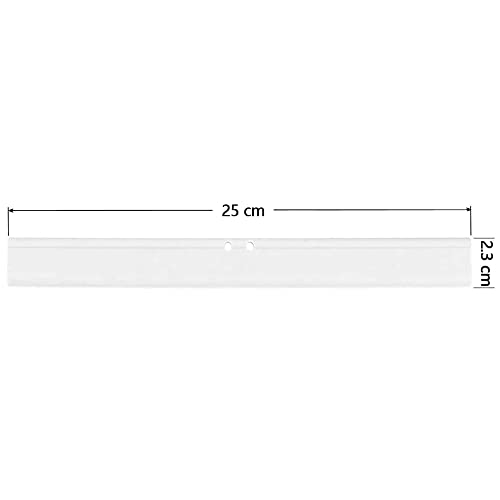 2 Stücke Gummilippe 25cm Silikon Abziehlippe für Duschabzieher Ersatzlippe für Abzieher