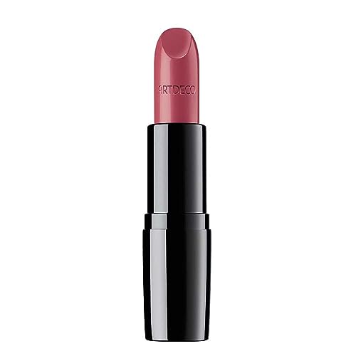 ARTDECO Perfect Color Lipstick - Perfect Rosewood - Glide-On Lipstick - Rich Color & Plumping Effect - Creamy, Pearly Finish - Hyaluronic Acid - Long Lasting - Lip Plumper - Makeup - 0.14 Oz