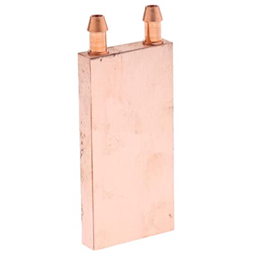 zalati Copper Cooling Block Water Cooling Heatsink DIY Warm Heat Sink System for PC Computer CPU Graphics Radiator 40x80mm - Image 4