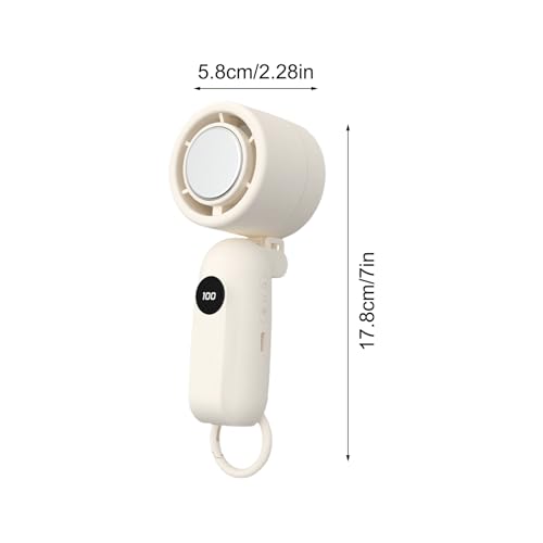 Éventail manuel portable compact pour éviter les coups de chaud