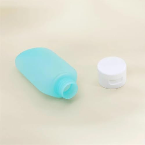 Frascos de Viagem, Kit com 3 Unidades de Silicone, Acessórios de Viagem para Recipientes de Shampoo,