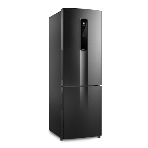 Electrolux Geladeira Electrolux Frost Free Inverter 400L Efficient AutoSense e Rapid Freeze Inverse Black Inox Look (IB6B) Bivolt