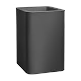 FLORUS Jive Quadrat Hoch 40cm - Übertopf für Außen - 100% Recyceltem Kunststoff – L39 x W39 x H60.2 - Grau/Anthrazit