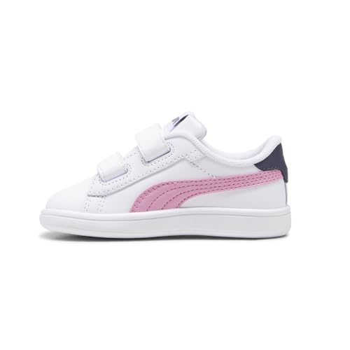 PUMA Infant Boys Smash 3.0 Leather V Slip On Sneakers Shoes Casual - White3