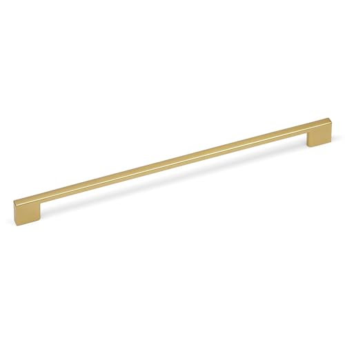 320mm Brushed Brass Slim Pull Handle for Kitchen Cabinet Cupboard Door Drawer Pull Wardrobe Furniture Replacement