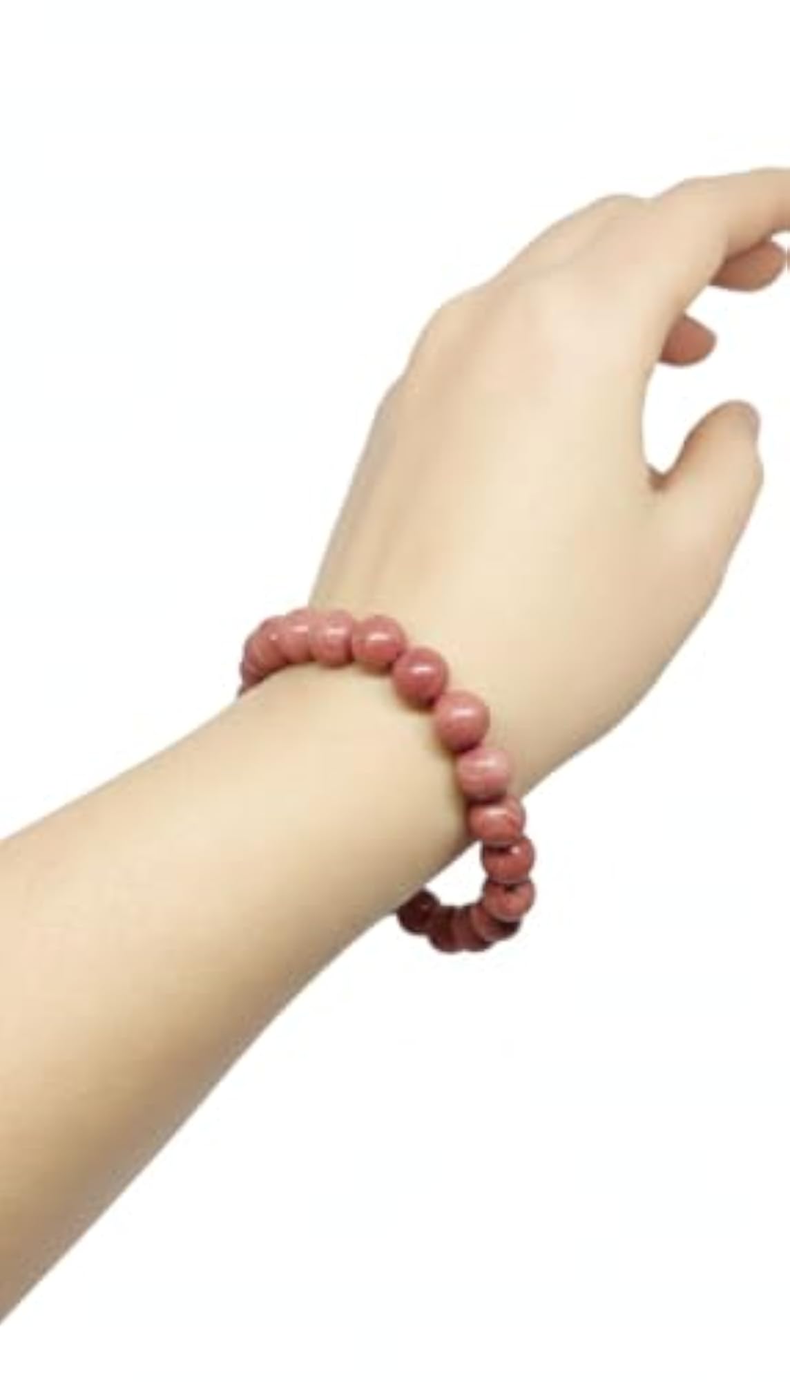 Rhodonite Bead Bracelet for Balance & Positive Energy