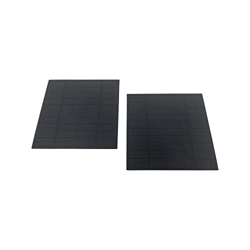 Lot de 2 panneaux solaires de 1 W, 5 V, 200 mA, 2 pièces x 1 W Cover