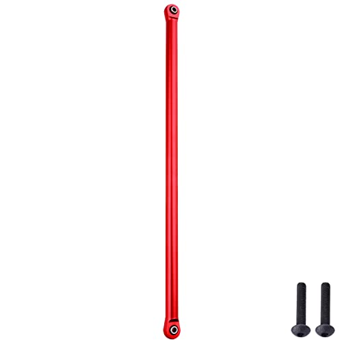 Allinrc Aluminum Center Brace Bar With Ball Cup Rod Ends Link Linkage For Arrma Notorious 6S Blx Upgrades Parts (Red) #TOP2