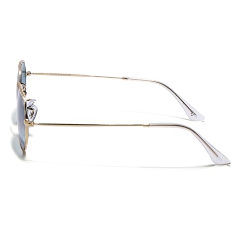 Image of Voyage UV Protection & Gradient Hexagonal Sunglasses for Men & Women