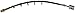 Dorman H620376 Rear Passenger Side Brake Hydraulic Hose for Select Chevrolet/GMC/Isuzu Models