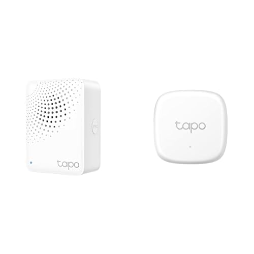 Image of TP-Link Tapo Temperature and Humidity Sensor Starter Kit: T310 Sensor + H100 Hub (High-Accuracy Swiss-Made Sensor | Real-Time Notifications | Long-Lasting Performance)