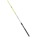 Canna da barca progettata per la pesca dei cefalopodi in verticale o a scarroccio Struttura in due sezioni di fibreglass Sensibile vettino in fiberglass pieno Anelli a gambo doppio e singolo con passante in SiC Impugnatura sdoppiata in EVA ad alta densità Portamulinello anatomico a vite in grafite con finestra di contatto Disponibile in tre lunghezze