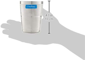 Neelam ステンレススチール 7 22G ダイヤモンド ニーラムグラス 400ml シルバー 6個セット