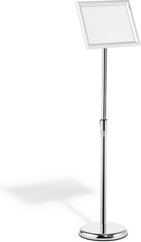 Durable Info-Bodenständer mit Aluminium Klapprahmen A4 479823