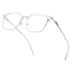 A06 Silver Transparent Frame/ Clear Lens