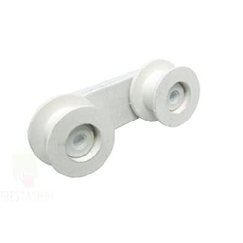 Roue panier lave-vaisselle Zanussi panier bloqué solution roulette double - 2