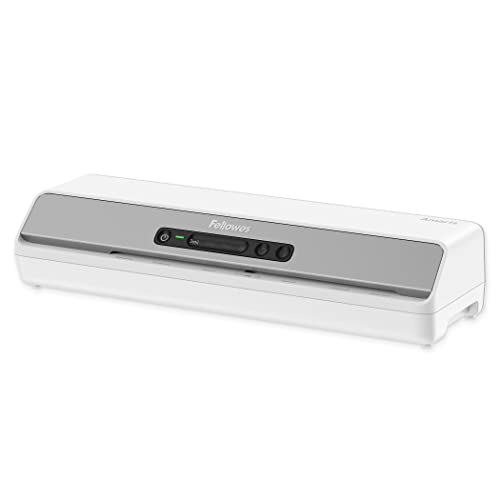 Fellowes Amaris™ 125 laminator Machine, School or Office use, 12.5 max Width, with 10 Jam Free Laminating Sheets 