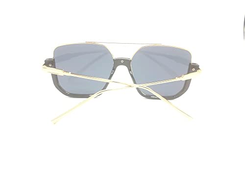 Retro Square Half Rim Frame Sunglasses #TOP5