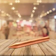 Image of Copper Kilak (6 Inch) | Conical Rod | 1 Weight- 248 Gram Approx | Pack of 4 | Vastu Nail for Vastu Dosh Correction | Vastu Kilak Remedy |