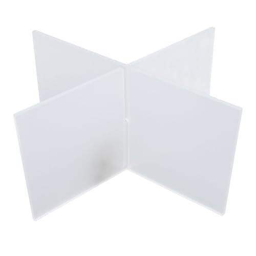 SEAFRONT Bokhållare i Klar Akryl, Vattentätt Material, Multifunktionellt Bokställ för Kokböcker och Tidskrifter